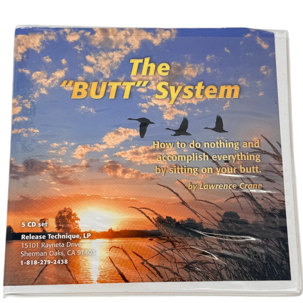 The BUTT System Lawrence Crane 5 CD Set Release Technique 2008 Audiobook